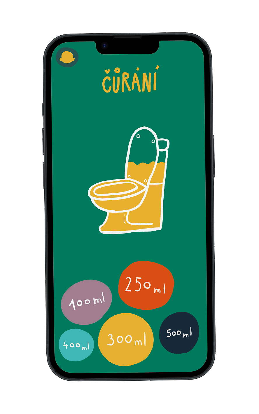 Toilet tracking screen