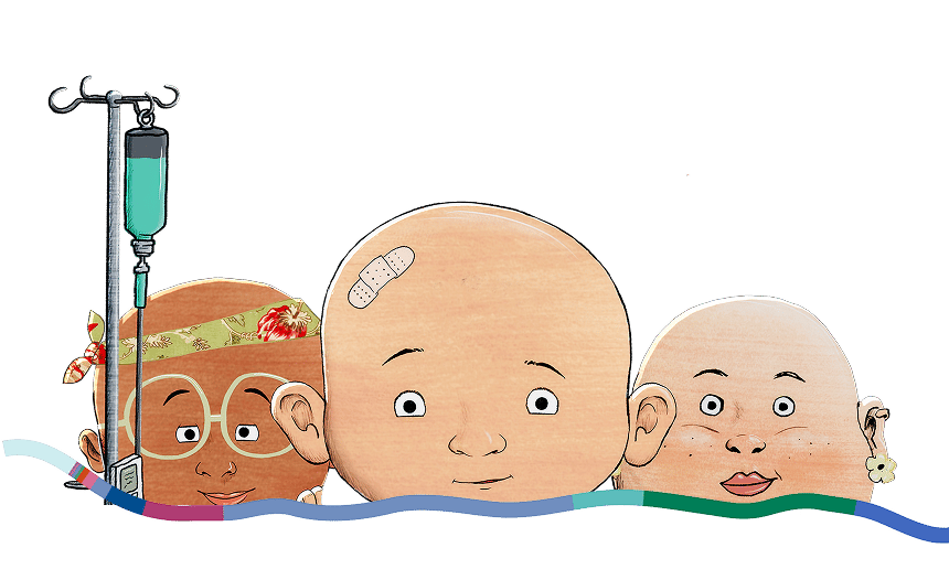 Three Baldies characters