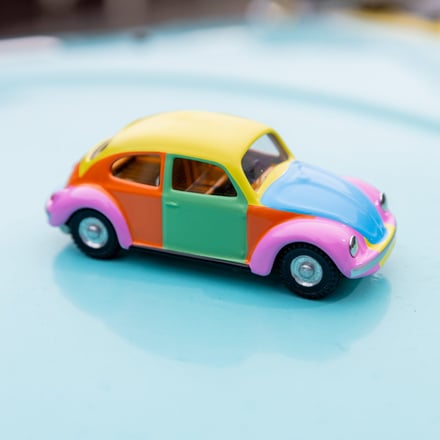 Baldies beetle car toy