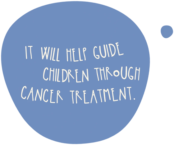It will help guide children through cancer treatment.